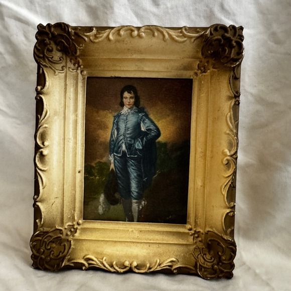 The Blue Boy Framed Print Sir Thomas Gainsborough Vintage‎ Wall Decor - Picture 2 of 6